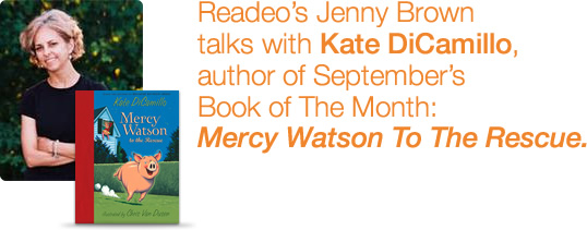 Kate DiCamillo author of Mercy Watson